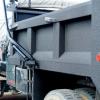Spray Lined Exterior of Dump Truck